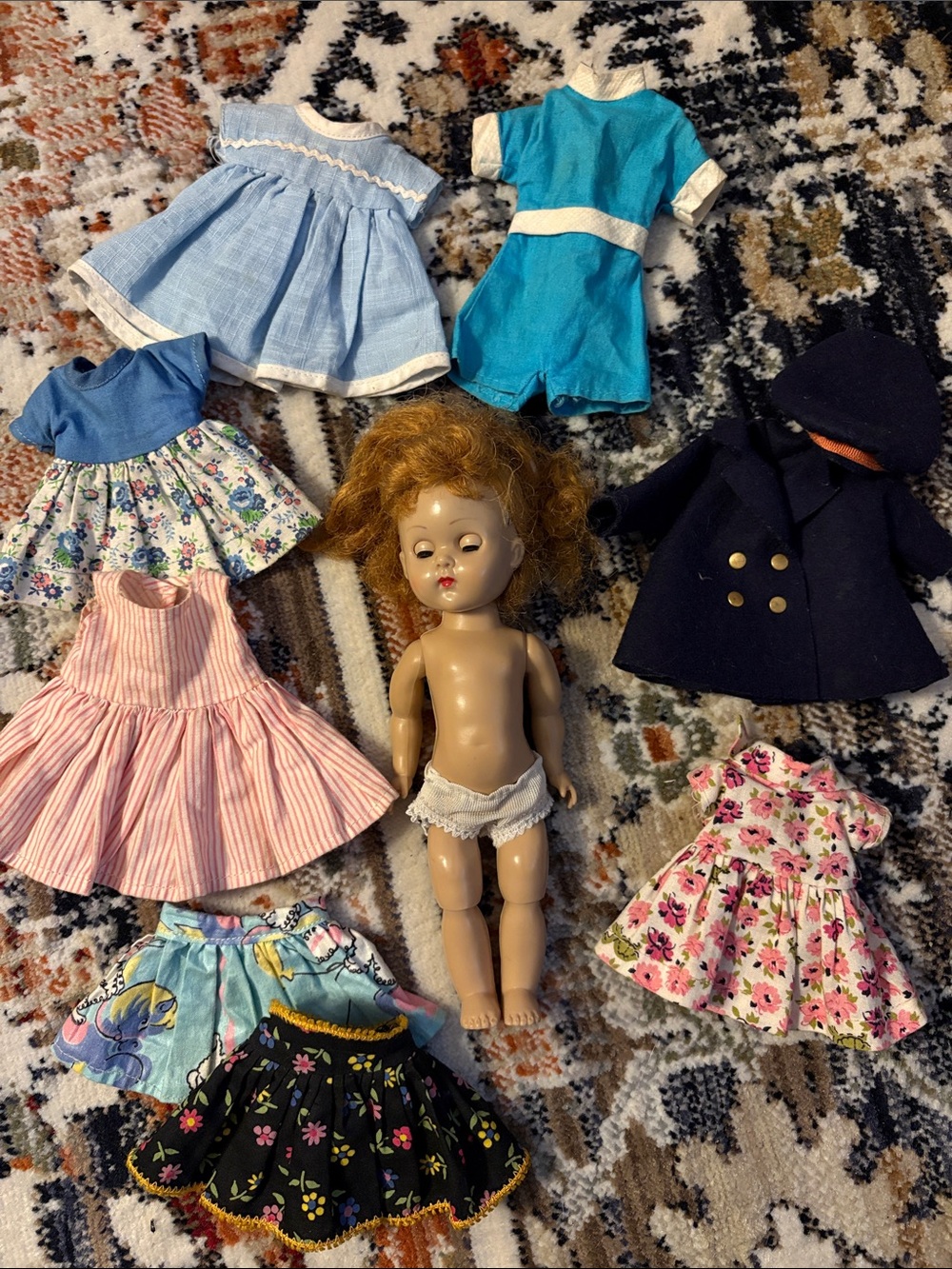 VOGUE DOLLS INC. GINNY Doll & Clothes Lot 1950s